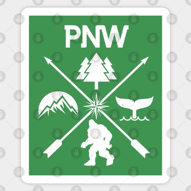 PNW Adventure Sticker by dustbrain